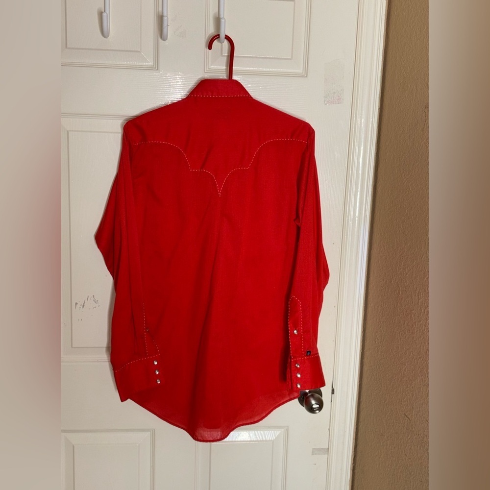 Vintage Rockmount PearlSnap Shirts Large Relaxed Fit Ranch Wear 16M - Picture 7 of 9